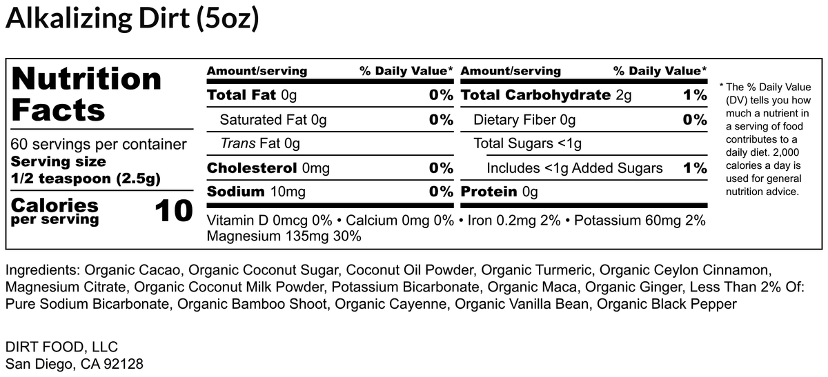 Alkalizing DIRT (5oz)